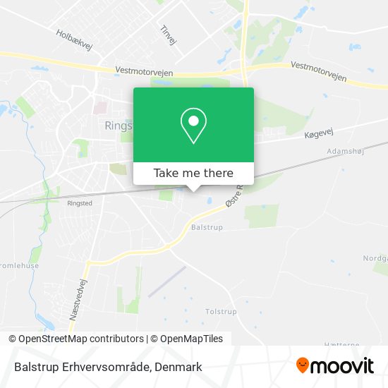 Balstrup Erhvervsområde map