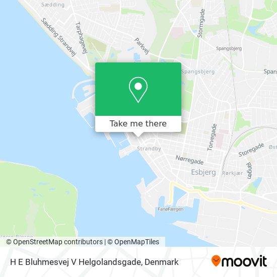 H E Bluhmesvej V Helgolandsgade map