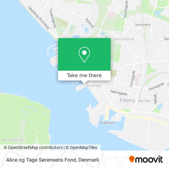 Alice og Tage Sørensens Fond map