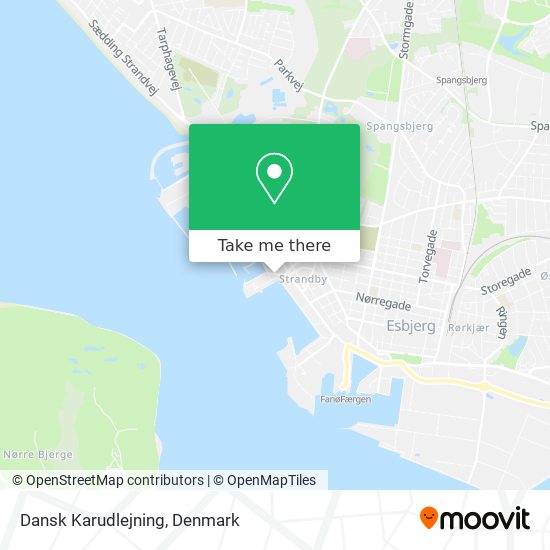 Dansk Karudlejning map