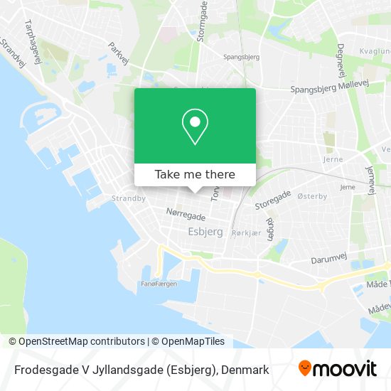 Frodesgade V Jyllandsgade (Esbjerg) map