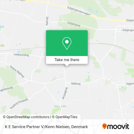 K E Service Partner V / Kenn Nielsen map