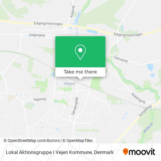 Lokal Aktionsgruppe I Vejen Kommune map