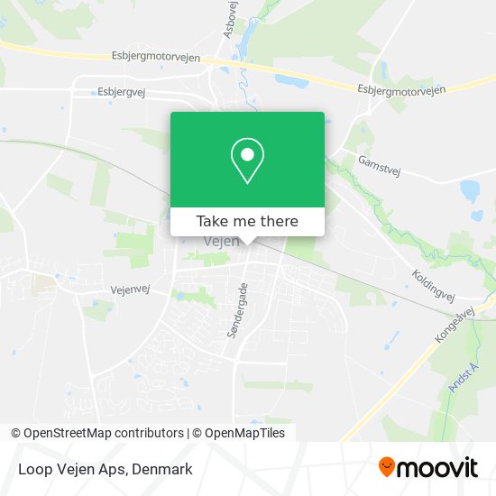 Loop Vejen Aps map
