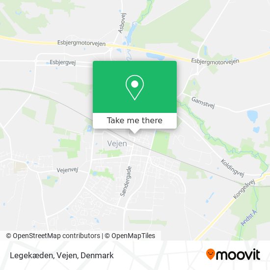 Legekæden, Vejen map