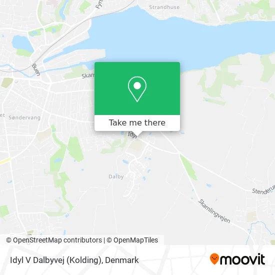 Idyl V Dalbyvej (Kolding) map