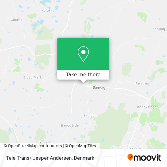 Tele Trans/ Jesper Andersen map