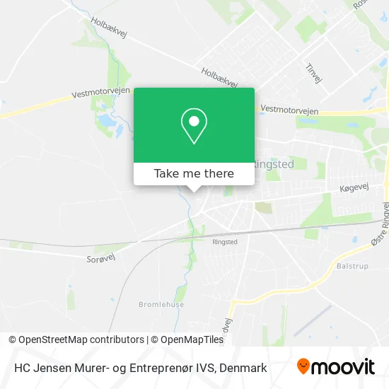 HC Jensen Murer- og Entreprenør IVS map