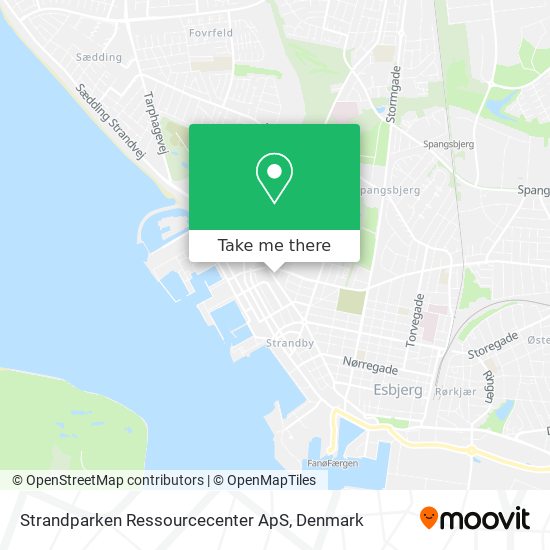 Strandparken Ressourcecenter ApS map