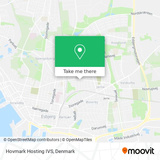 Hovmark Hosting IVS map