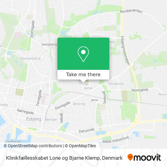 Klinikfællesskabet Lone og Bjarne Klemp map