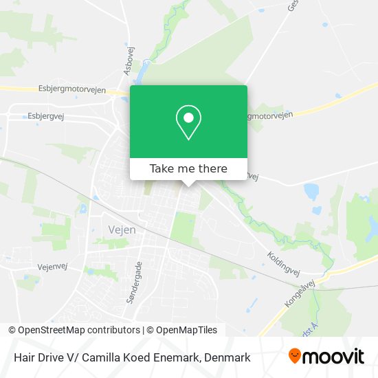 Hair Drive V/ Camilla Koed Enemark map