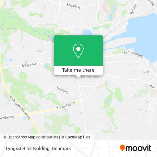 Lyngsø Biler Kolding map