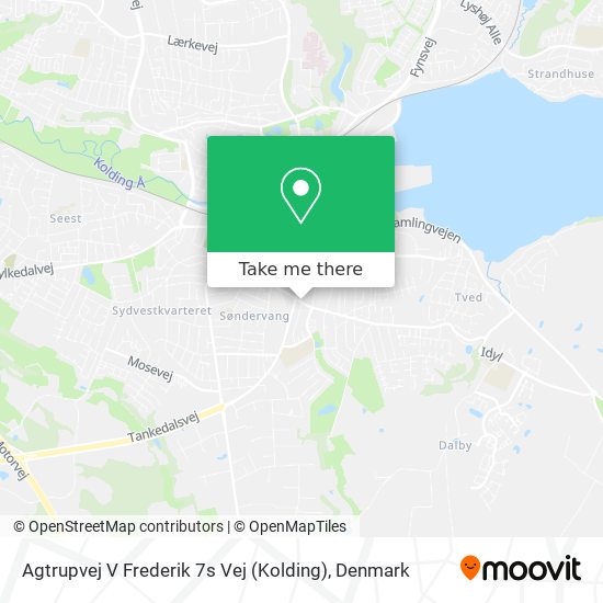 Agtrupvej V Frederik 7s Vej (Kolding) map