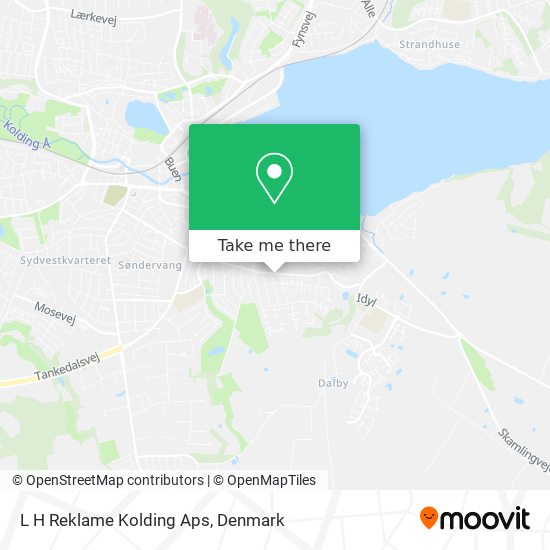 L H Reklame Kolding Aps map