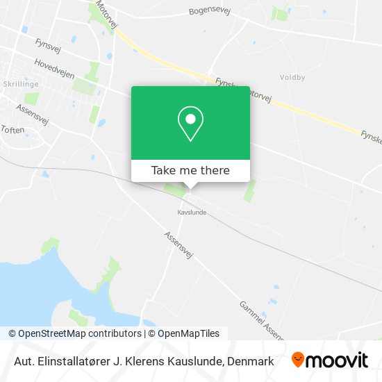 Aut. Elinstallatører J. Klerens Kauslunde map