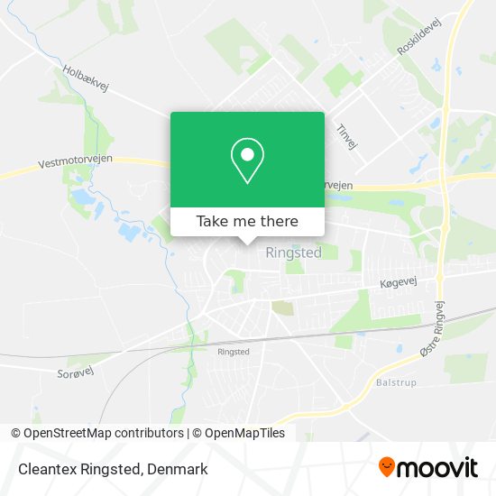 Cleantex Ringsted map