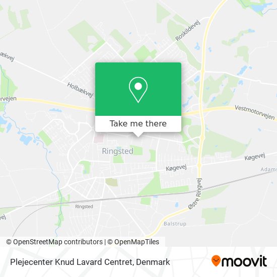 Plejecenter Knud Lavard Centret map