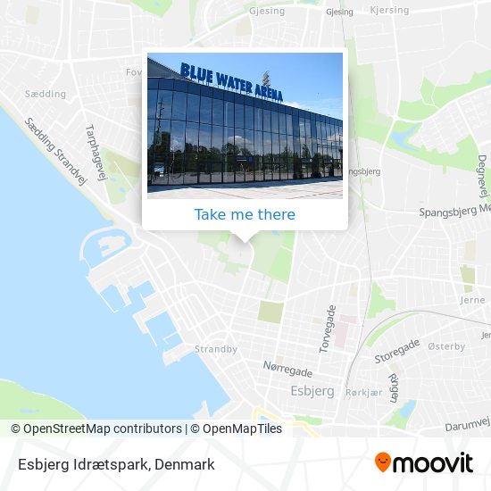 Esbjerg Idrætspark map