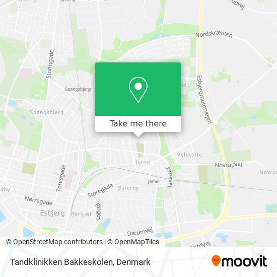 Tandklinikken Bakkeskolen map