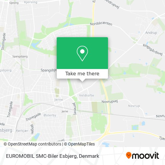 EUROMOBIL SMC-Biler Esbjerg map