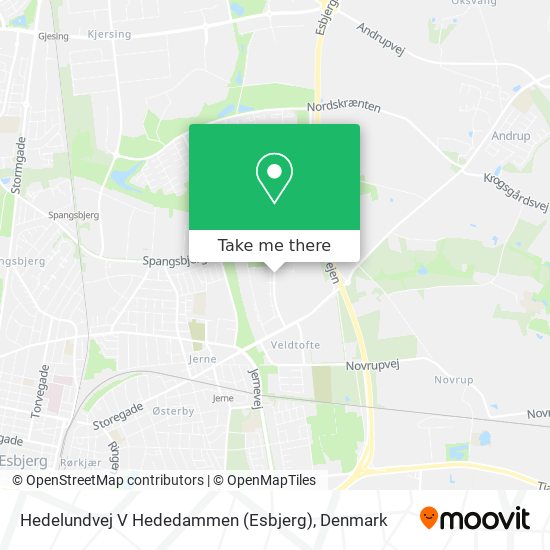 Hedelundvej V Hededammen (Esbjerg) map