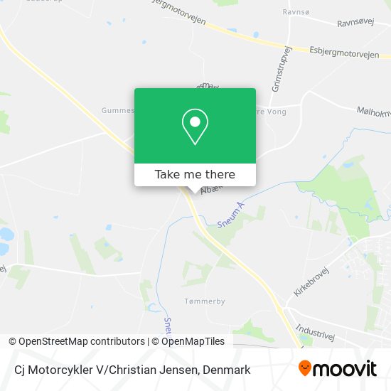 Cj Motorcykler V / Christian Jensen map