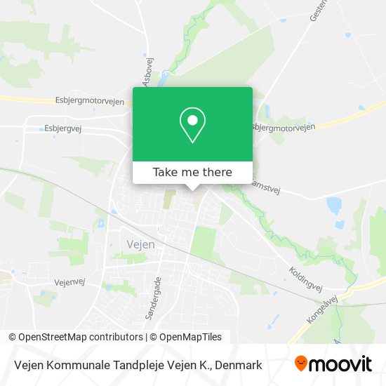 Vejen Kommunale Tandpleje Vejen K. map