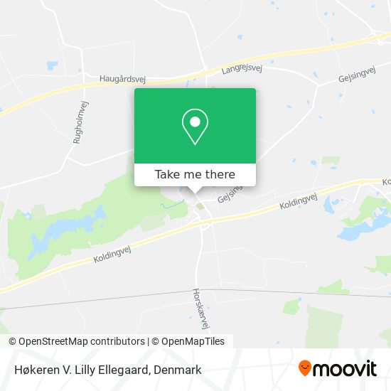 Høkeren V. Lilly Ellegaard map