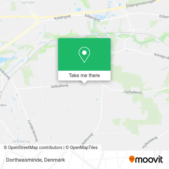 Dortheasminde map