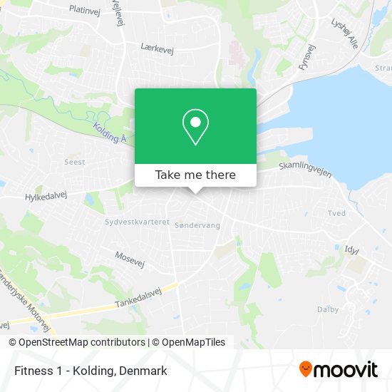 Fitness 1 - Kolding map