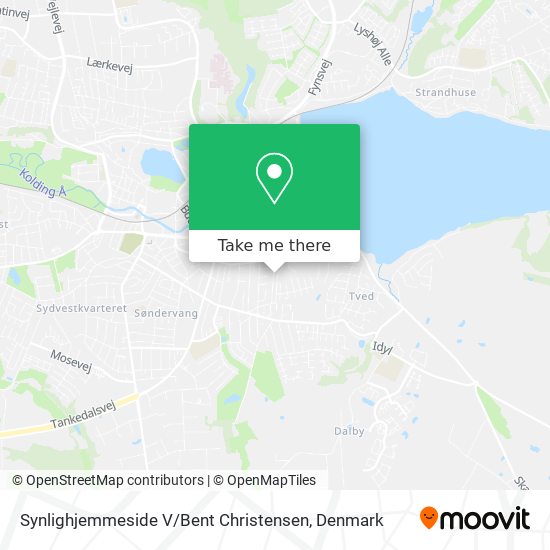 Synlighjemmeside V / Bent Christensen map