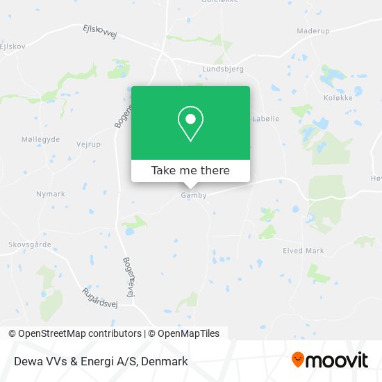 Dewa VVs & Energi A/S map