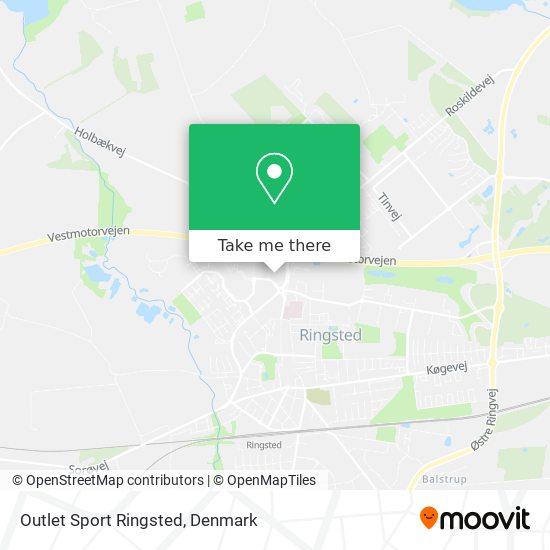 Outlet Sport Ringsted map
