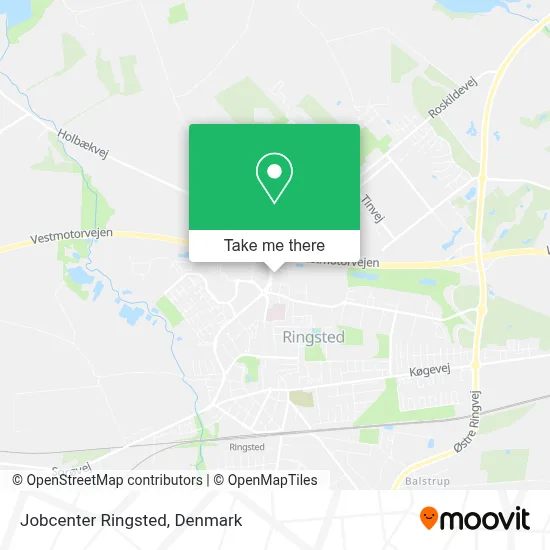 Jobcenter Ringsted map