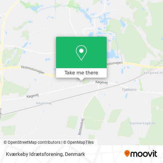 Kværkeby Idrætsforening map