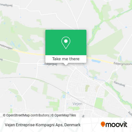 Vejen Entreprise-Kompagni Aps map