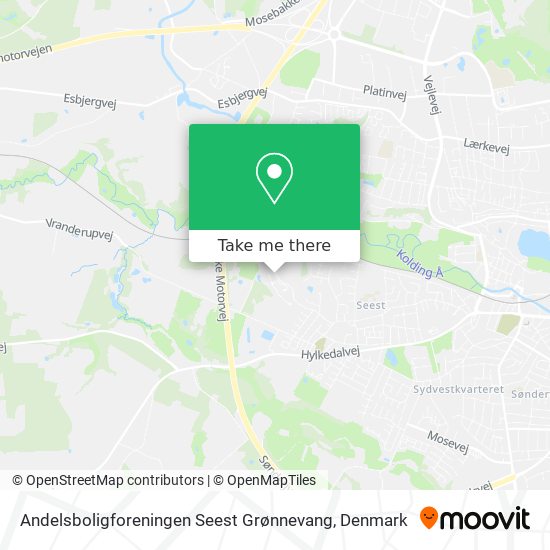 Andelsboligforeningen Seest Grønnevang map