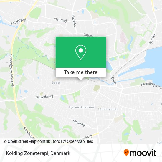 Kolding Zoneterapi map