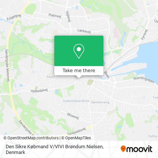 Den Sikre Købmand V / VIVI Brøndum Nielsen map