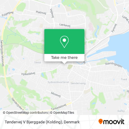 Tøndervej V Bjerggade (Kolding) map