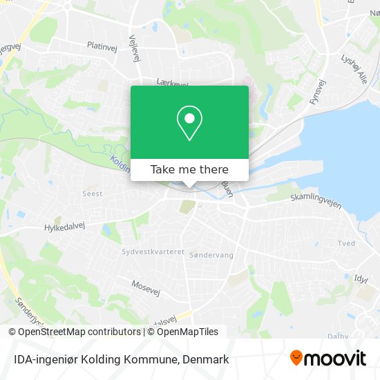 IDA-ingeniør Kolding Kommune map