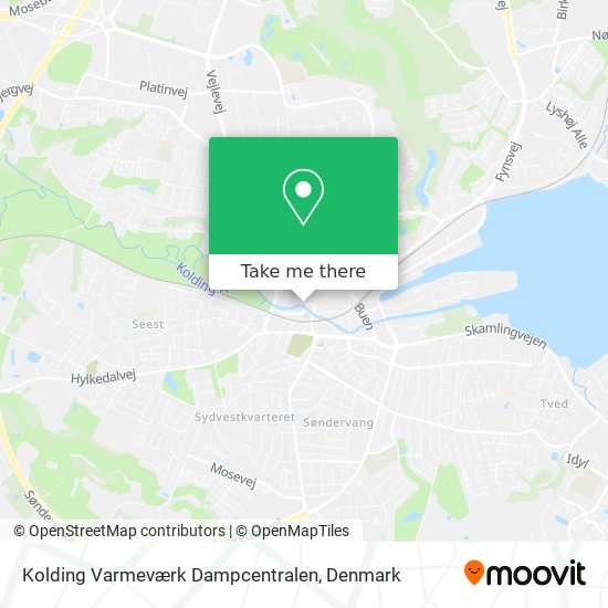 Kolding Varmeværk Dampcentralen map