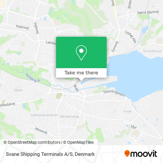 Svane Shipping Terminals A/S map