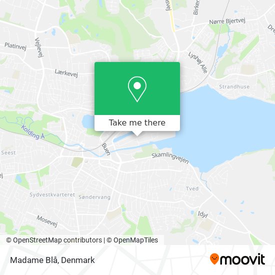 Madame Blå map