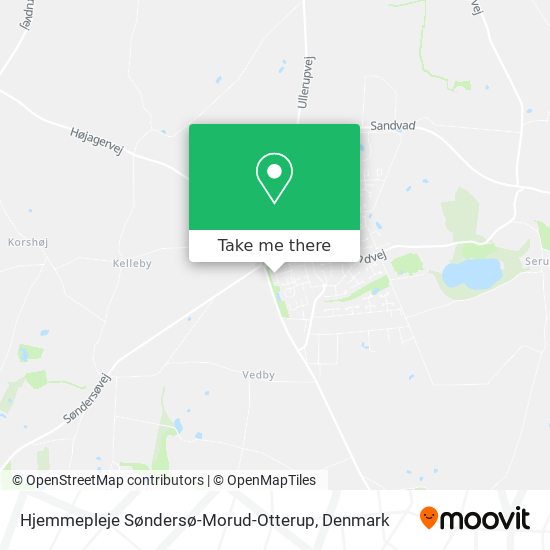 Hjemmepleje Søndersø-Morud-Otterup map
