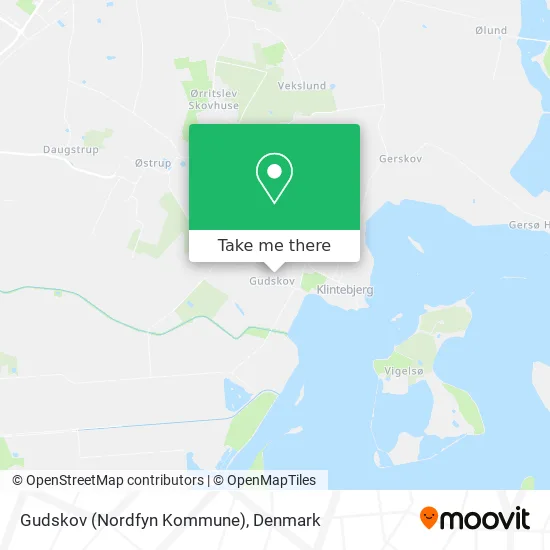 Gudskov (Nordfyn Kommune) map