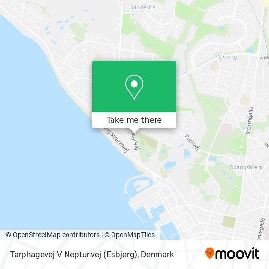 Tarphagevej V Neptunvej (Esbjerg) map