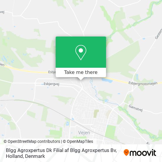 Blgg Agroxpertus Dk Filial af Blgg Agroxpertus Bv, Holland map