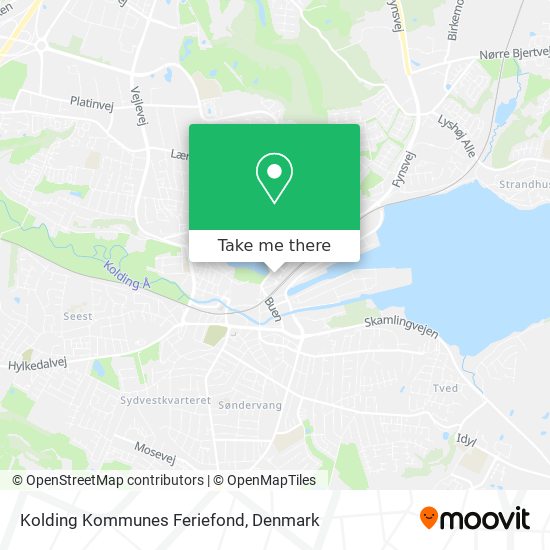 Kolding Kommunes Feriefond map